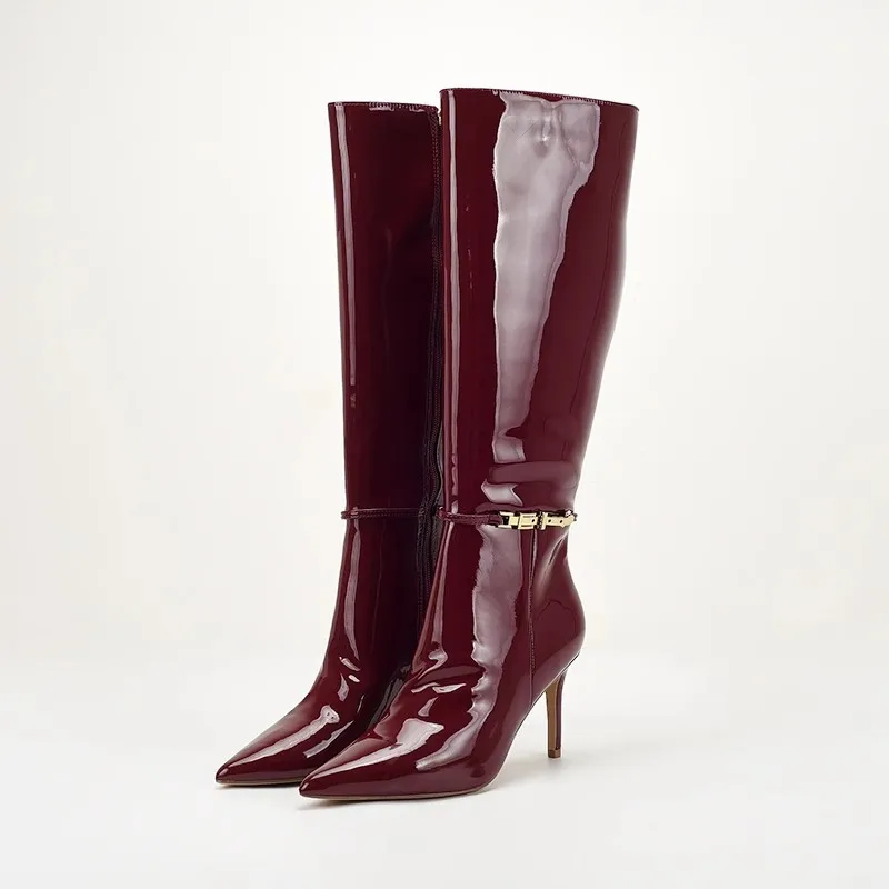 Stivali Lunghi da Donna in Pel - Leather Classic Strap recensione e prezzo